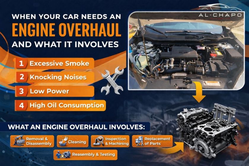 When Your Car Needs an Engine Overhaul and What It Involves