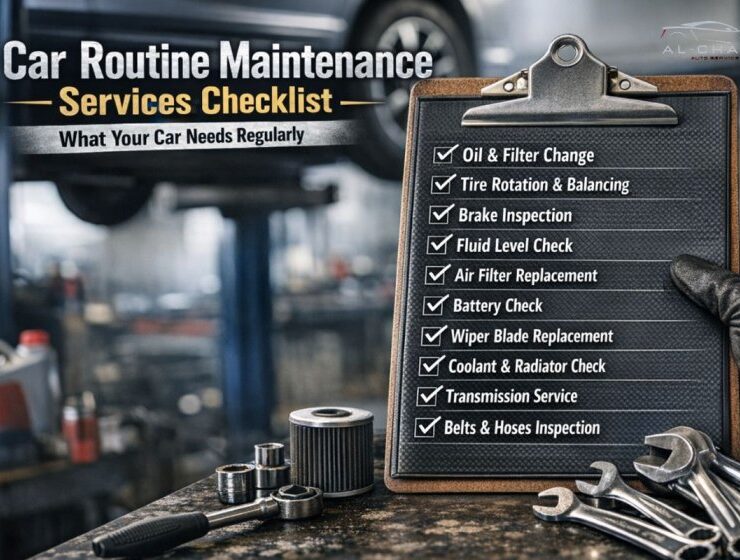 Car Routine Maintenance Services Checklist
