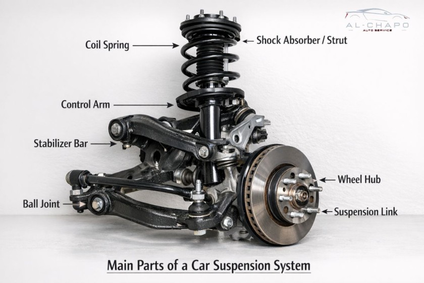 What Are the Main Parts of a Car Suspension System?