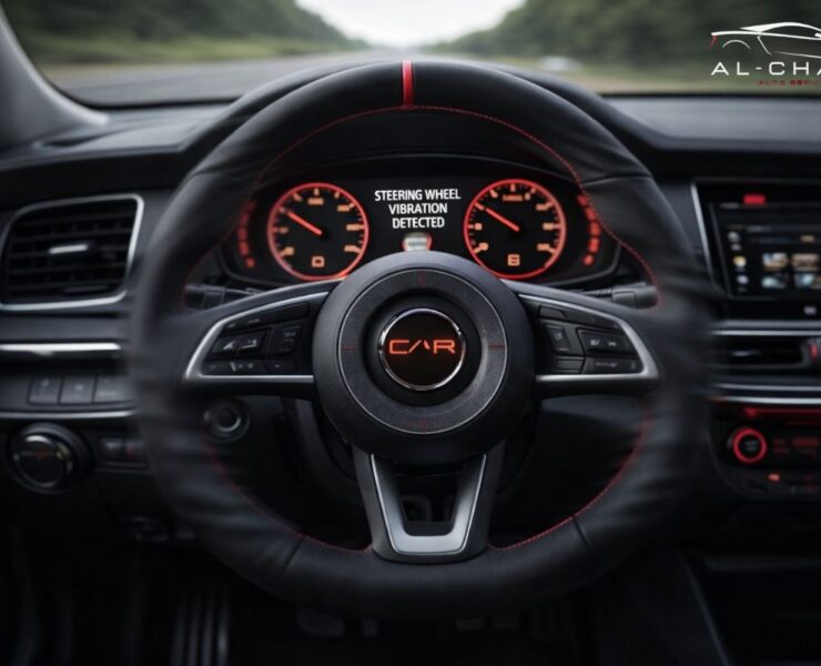 Why does my steering wheel vibrate when I drive at high speeds?