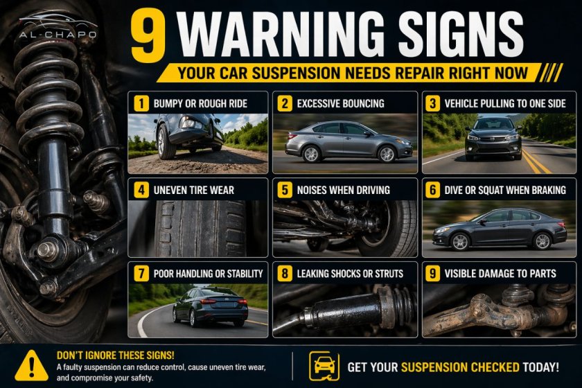 9 Warning Signs Your Car Suspension Needs Repair Right Now