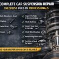 Complete Car Suspension Repair Checklist Used by Professionals