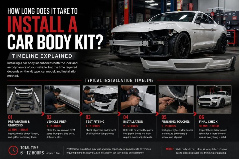 How Long Does It Take to Install a Car Body Kit? Timeline Explained
