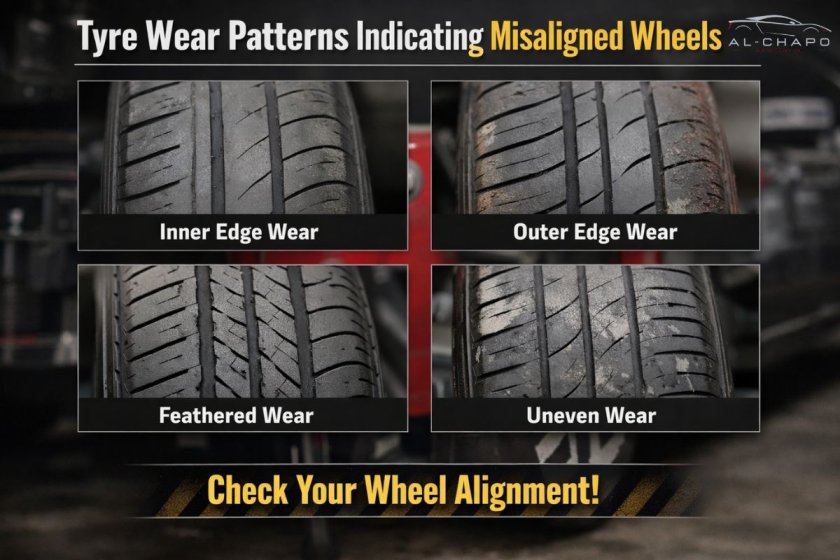 Tyre Wear Patterns That Indicate a Misaligned Wheel