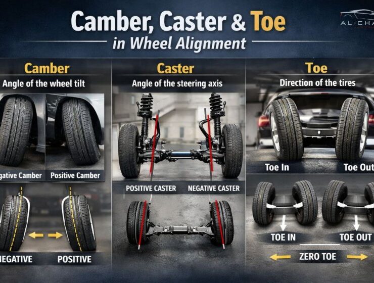 What Is Camber, Caster, and Toe in Wheel Alignment