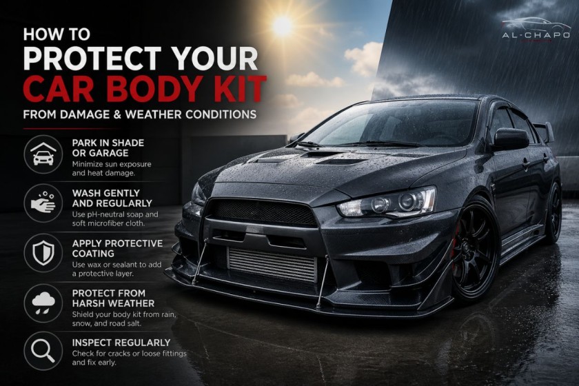How to Protect Your Car Body Kit from Damage and Weather Conditions
