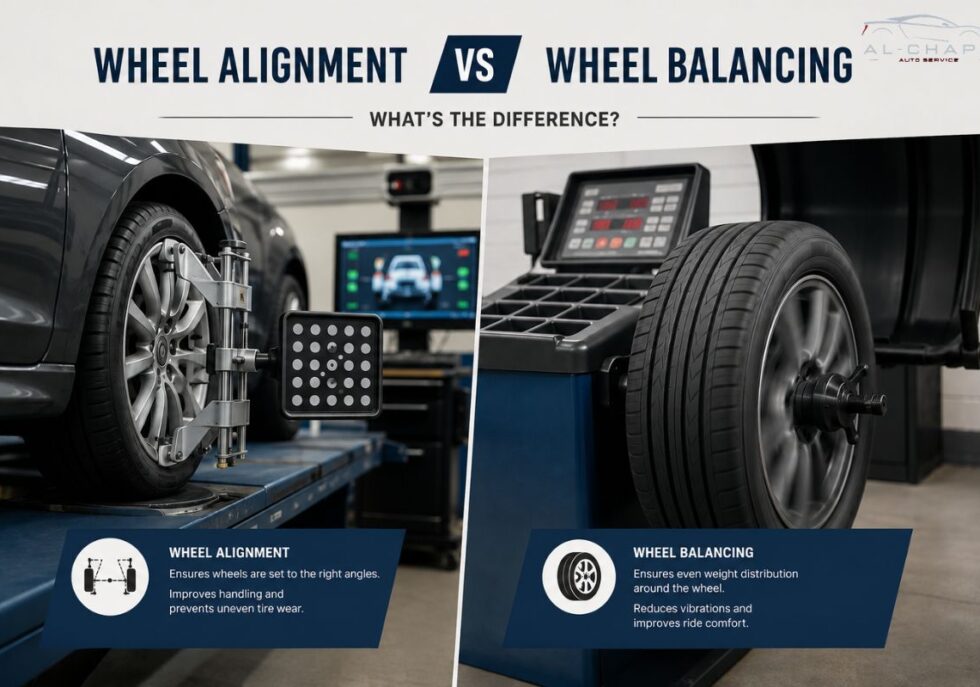 Wheel Alignment vs Wheel Balancing: What’s the Difference?