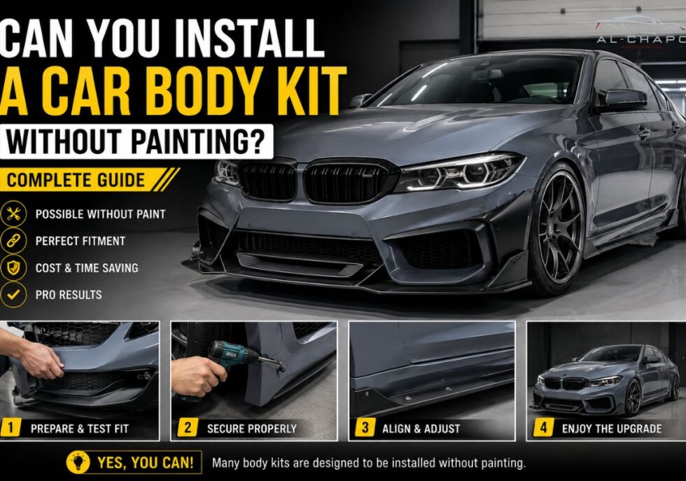Can You Install a Car Body Kit Without Painting?