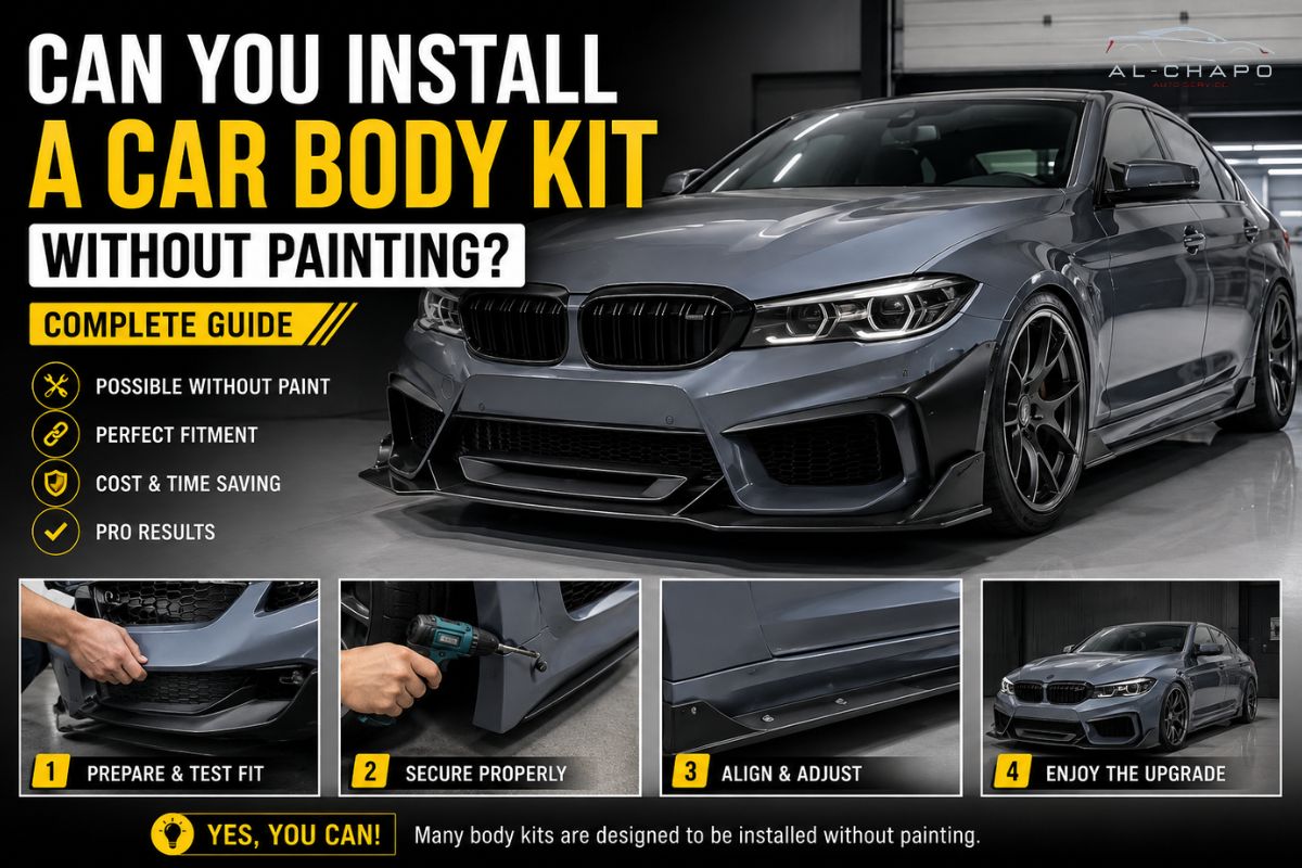 Can You Install a Car Body Kit Without Painting?