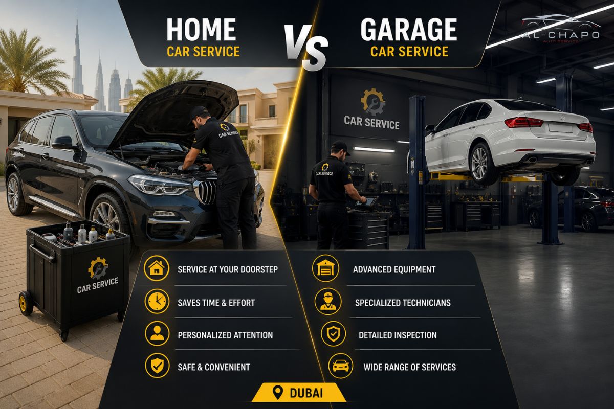 Home vs Garage Car Service: Which Is Better in Dubai