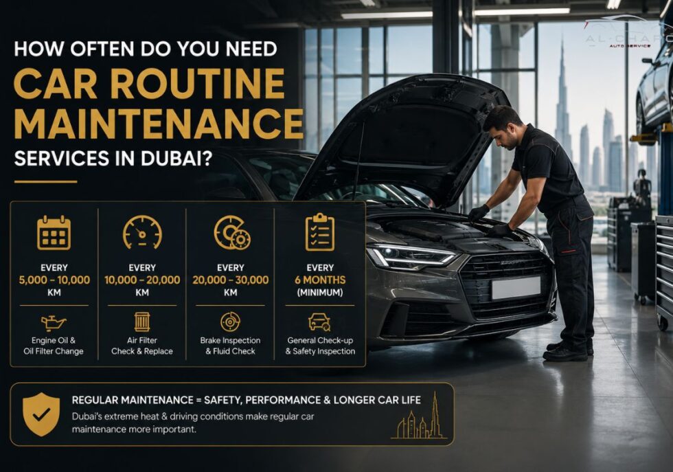How Often Do You Need Car Routine Maintenance Services in Dubai