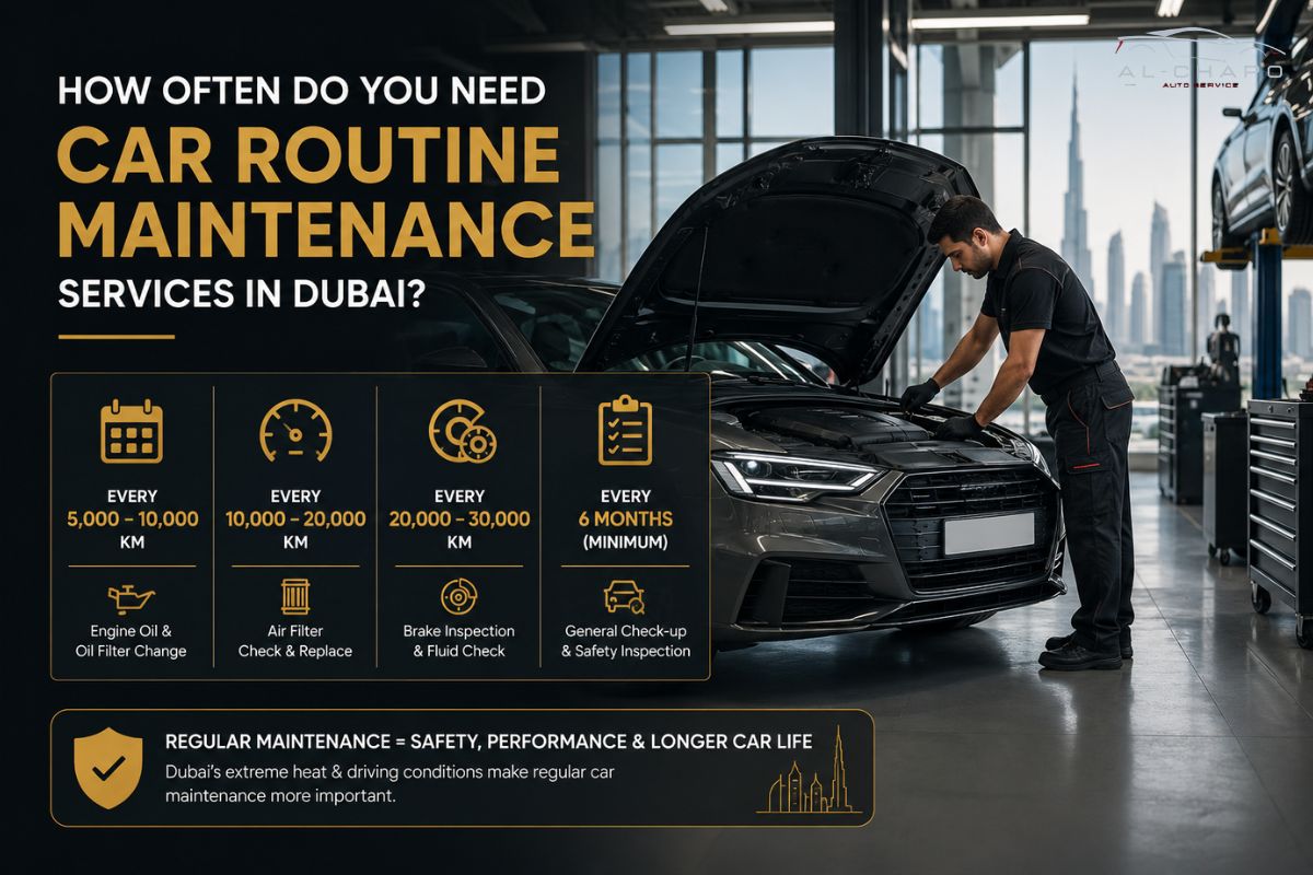 How Often Do You Need Car Routine Maintenance Services in Dubai