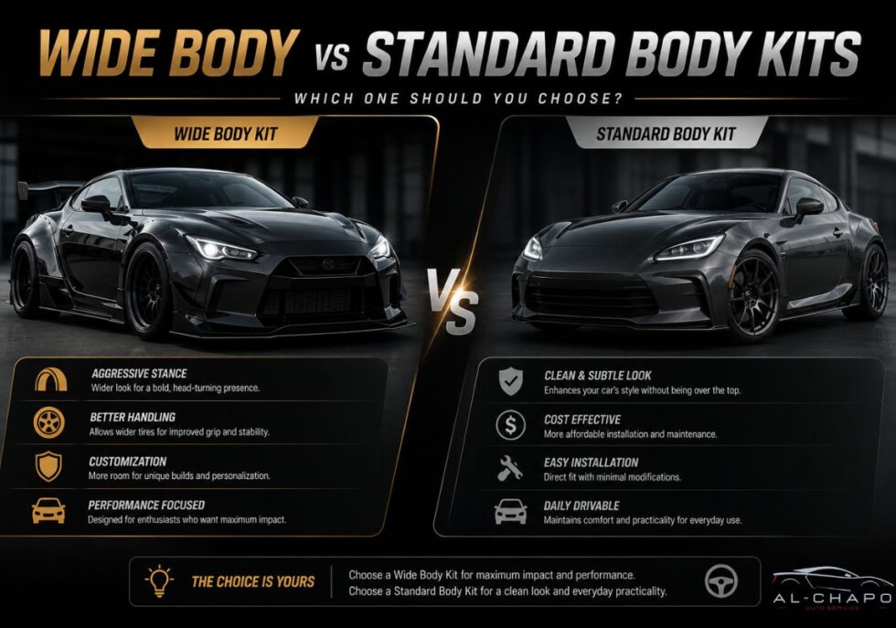 Wide Body vs Standard Body Kits: Which One Should You Choose?