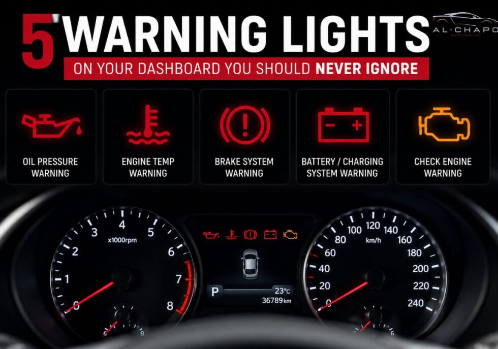 5 Warning Lights on Your Dashboard You Should Never Ignore