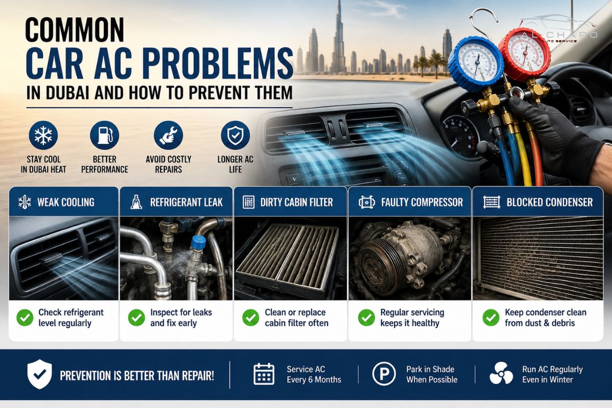 Common Car AC Problems in Dubai and How to Prevent Them