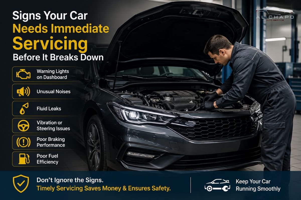 Signs Your Car Needs Immediate Servicing Before It Breaks Down