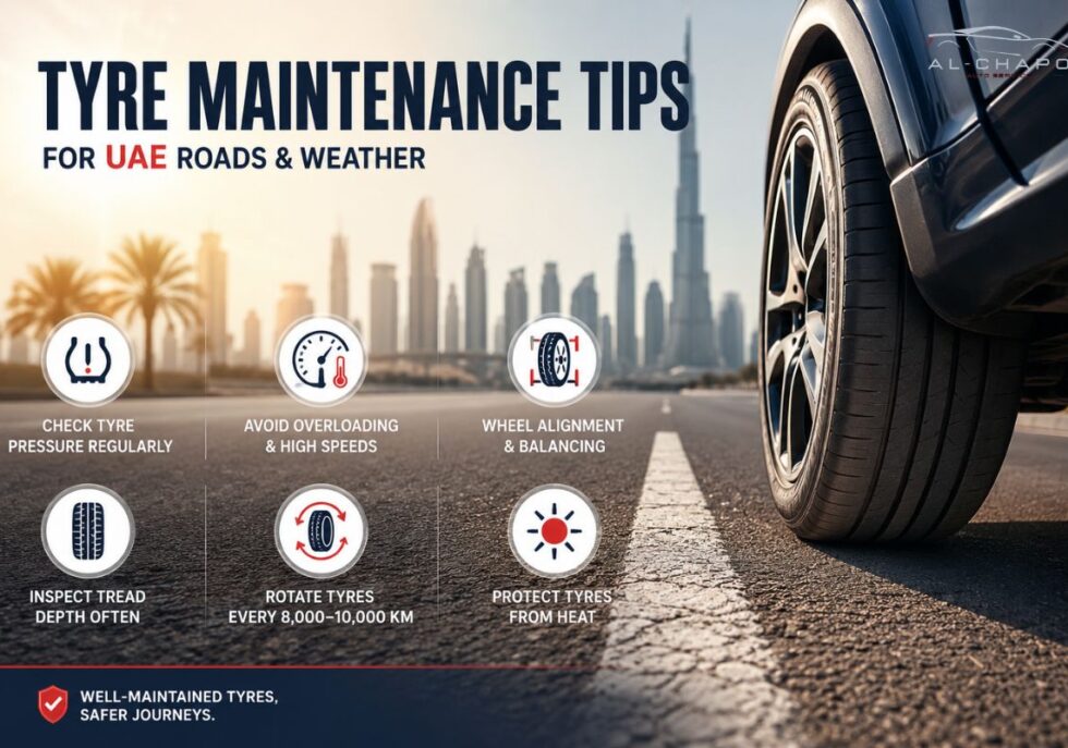 Tyre Maintenance Tips for UAE Roads and Weather