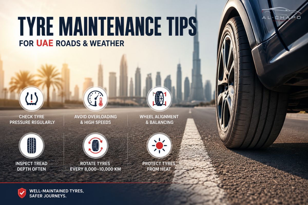 Tyre Maintenance Tips for UAE Roads and Weather