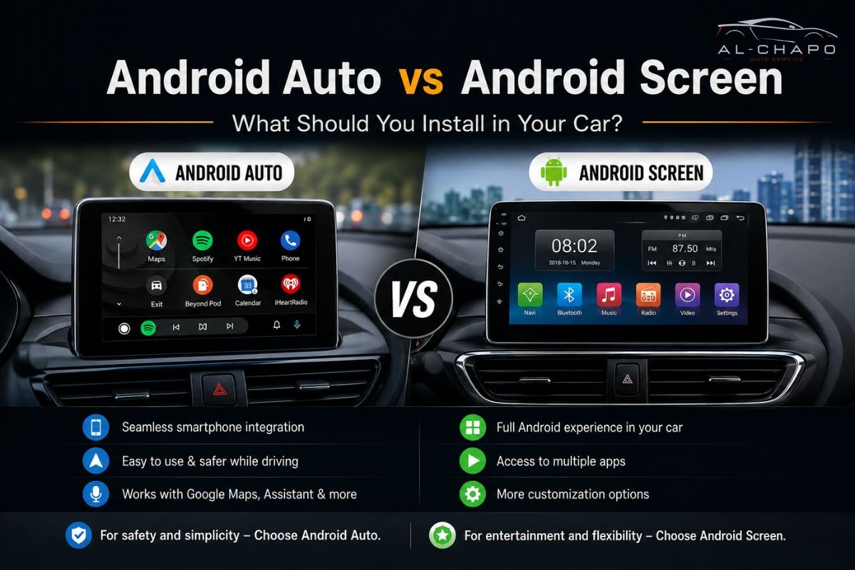 Android Auto vs Android Screen: What Should You Install in Your Car