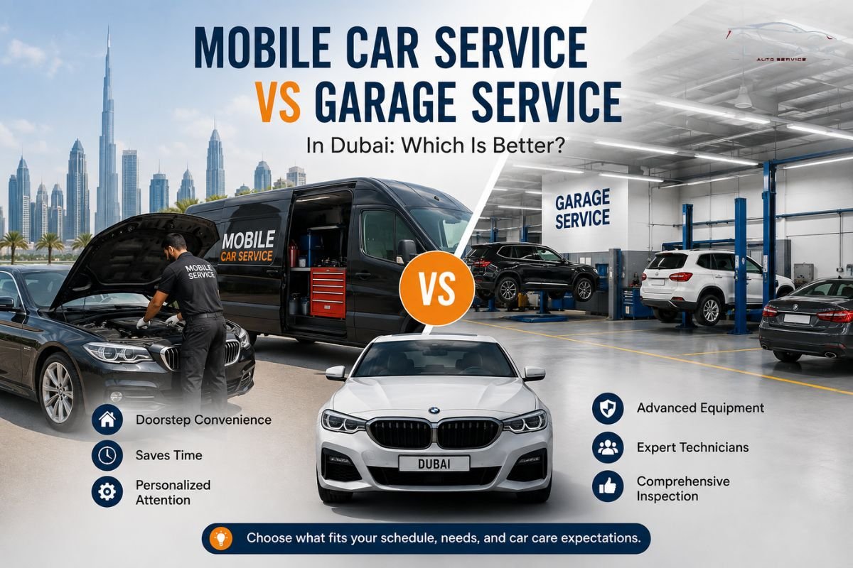 Mobile Car Service vs Garage Service in Dubai: Which Is Better?