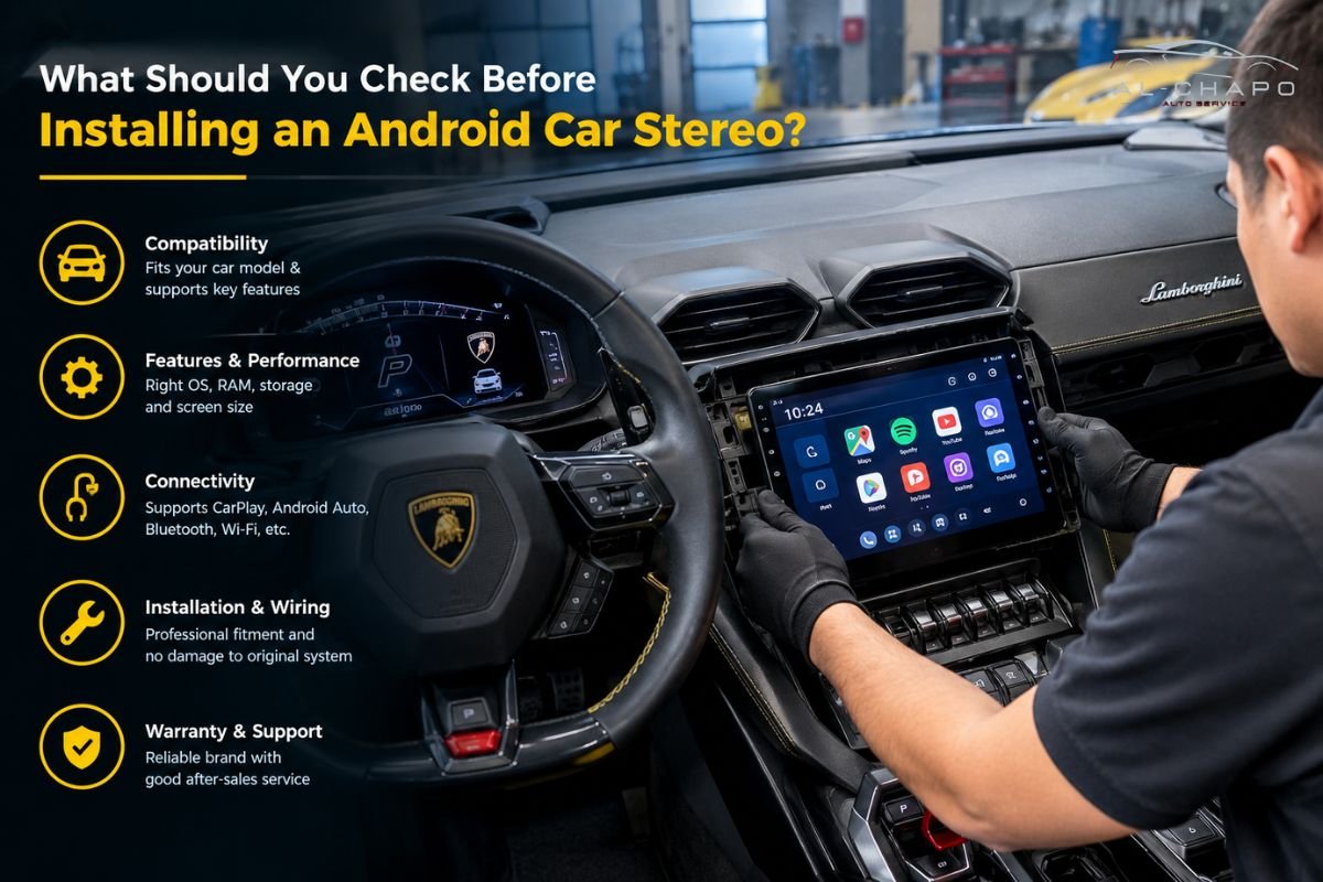 What Should You Check Before Installing an Android Car Stereo