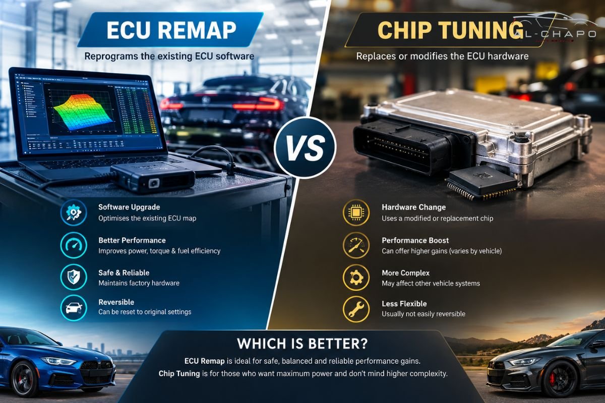 ECU Remap vs Chip Tuning What Is the Difference and Which Is Better